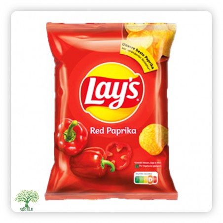 LAYS, potato chips with paprika flavor, small, 20×35g