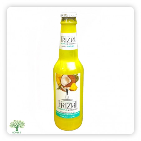 FRIZBI, carbonated drink with coconut and pineapple flavor, 4×(6×250ml)