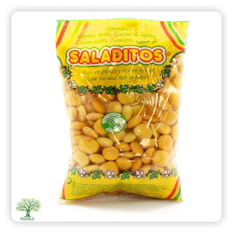 SALADITOS, gekochte Lupinen, Beutel 15×600g