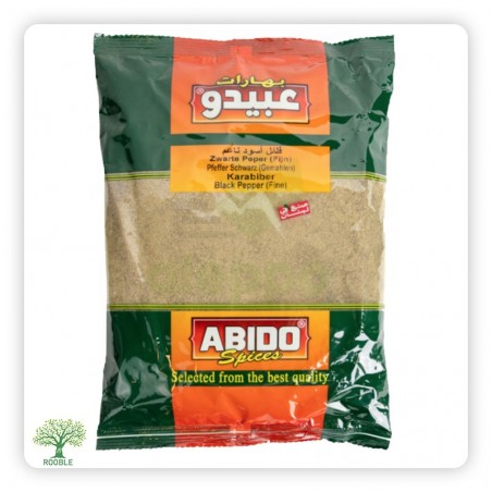 ABIDO, schwarzer gemahlener Pfeffer, 14×500g