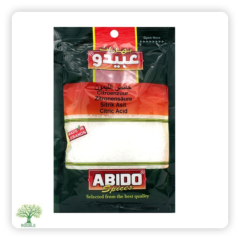 ABIDO, Citric Acid, 10×100g