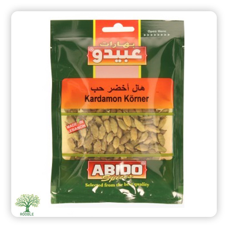 ABIDO, Whole Cardamom, 10×30g