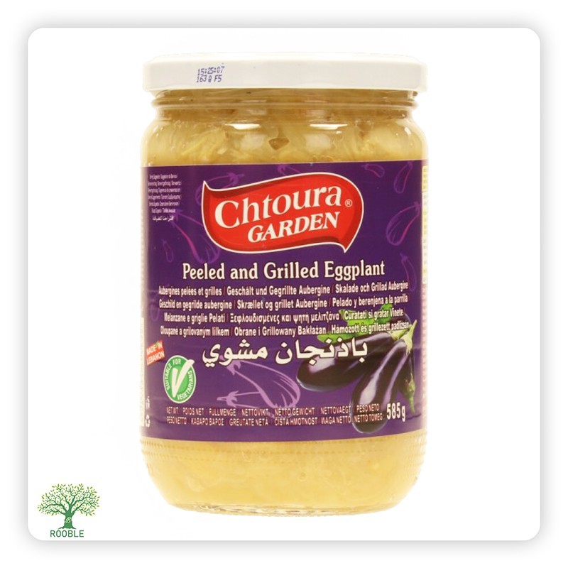 CHTOURA GARDEN, grilled eggplants, glass jar, 12x585g