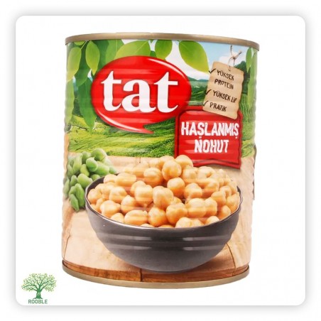 TAT, Boiled chickpeas, Metal can 12×800g