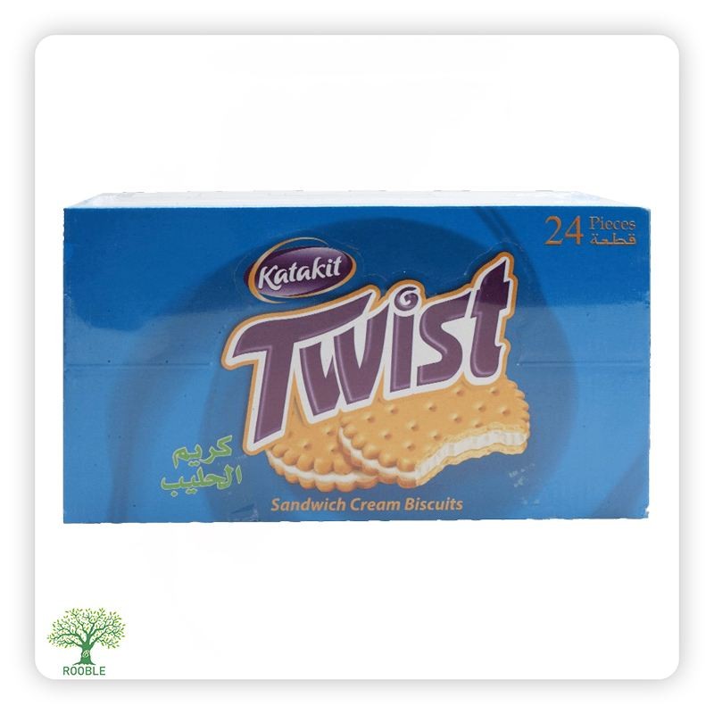 TWIST, Kekse mit Milchcreme, blau, 6×(24×27g)