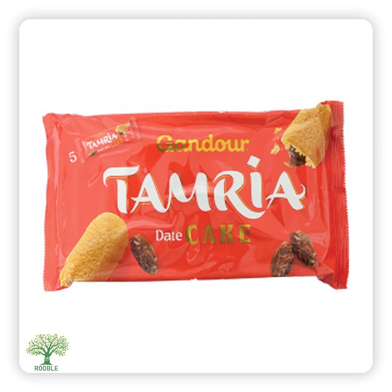 Gandour Tamreya Cake Filled with Dates, 16×(5×40g)