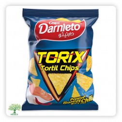 Darnieto, Kartofelchips Torix scharf und süss,12×75g