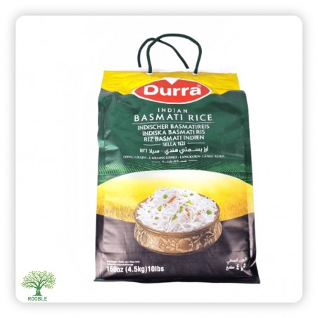 DURRA, Basmati rice, 4×4,500g