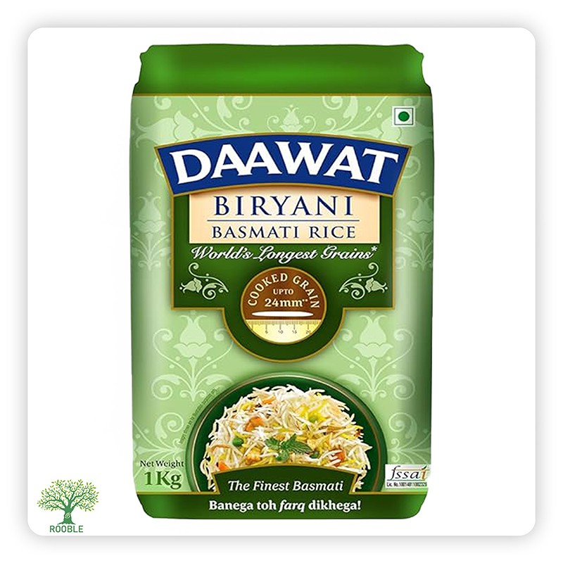 Daawat, Extra Long Grain Basmati Rice, 10 x 1,000g