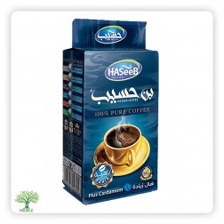 HASEEB, Kaffee mit Kardamom blau, 50×100g