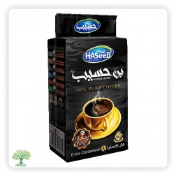 HASEEB, Kaffee mit Kardamom schwarz, 50×100g