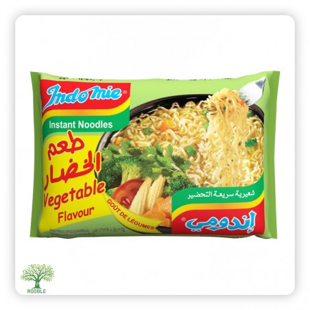 INDOMIE, Gemüsegeschmack Instantnudelsuppe, 8×(5×75g)