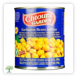 CHTOURA GARDEN, Boiled Chickpeas, Metal Can 850g