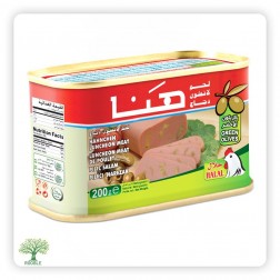 HANA, Hähnchen Mortadella MIT Oliven, Quadratisch 24×200g