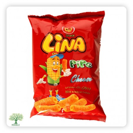 LINA, Corn Chips Fingers with Cheese, 24×60g