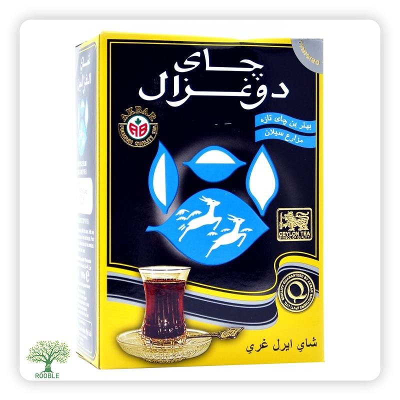 دوغزال, شاي اسود معطر بالبرغموت, اسود 24×500غ