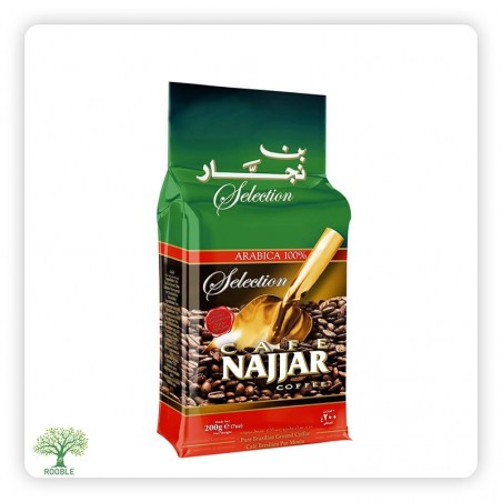 NAJJAR coffee, With cardamom, green 20×200g