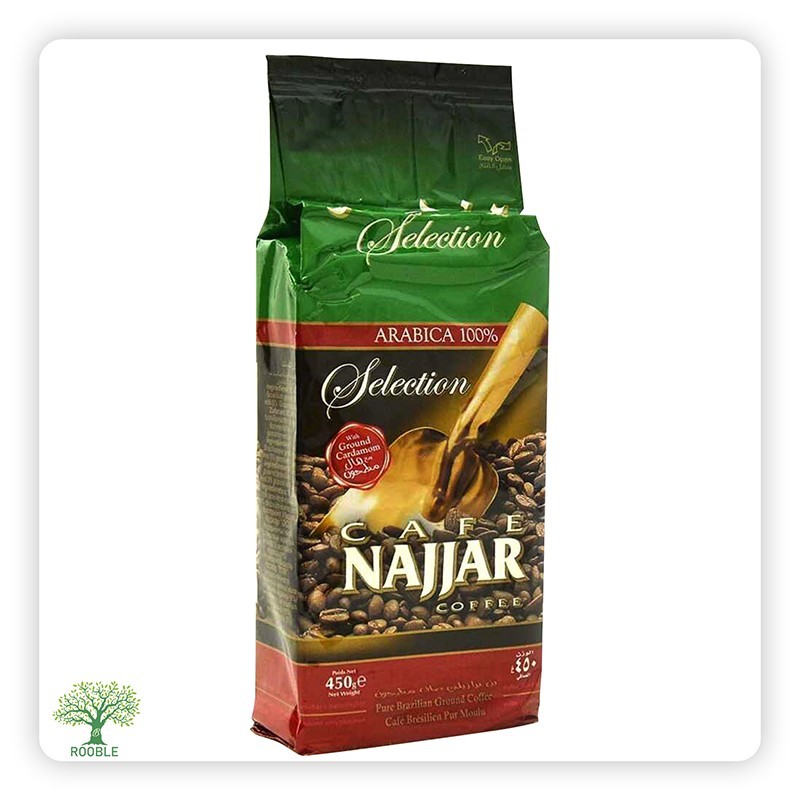 NAJJAR coffee, With cardamom, green 10×450g