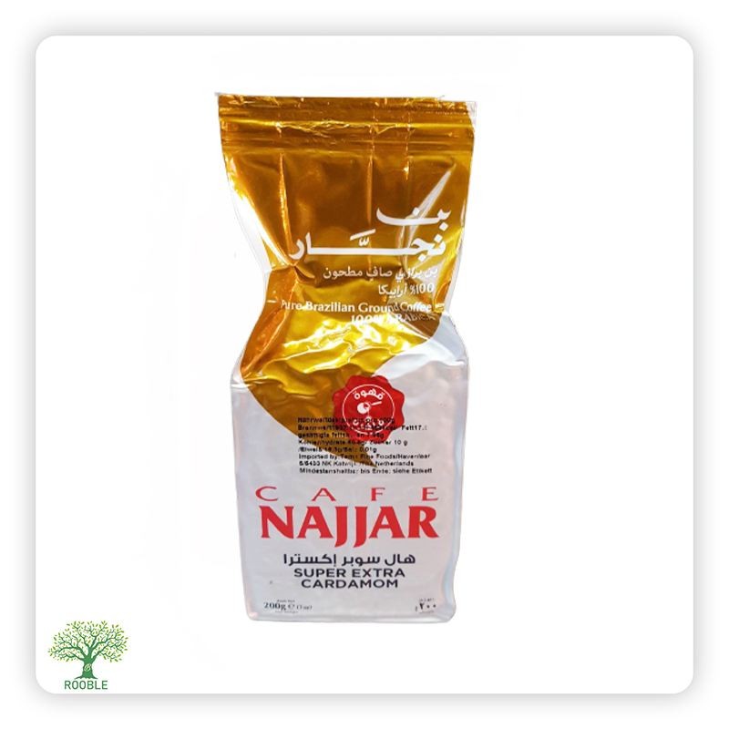 NAJJAR, coffee with extra cardamom, gold 20×200g