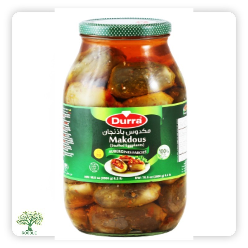 DURRA, Makdous (Stuffed Eggplants), 4×2,800g