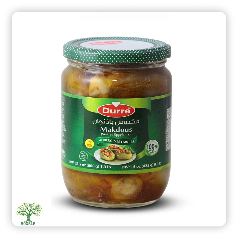 DURRA, Makdous (gefüllte Augerginen), 12×600g