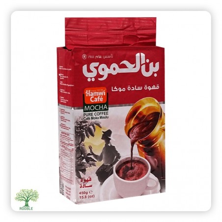 HAMWI, Ground Mocha Coffee, Red 6×450g