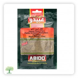 Abido, fine black pepper, 10×50g