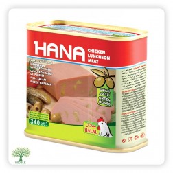 HANA, Hähnchen Mortadella mit Oliven, Quadrat 24×340g