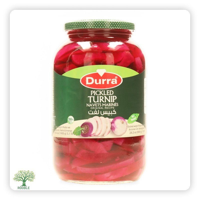 DURRA, pickled turnips, 6×1400g