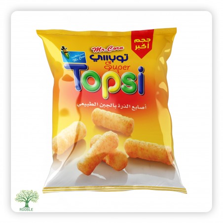 MR.CORN, Cheese Flavored Corn Sticks, Topsi 48×50g
