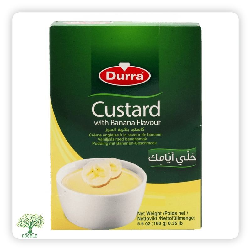 DURRA, Banana Custard (Dessert), 12×160g