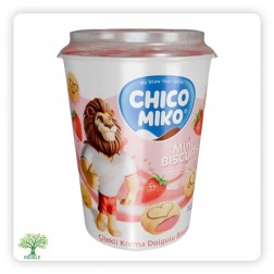 Chico Miko, Mini cookies with strawberry, 24×125g