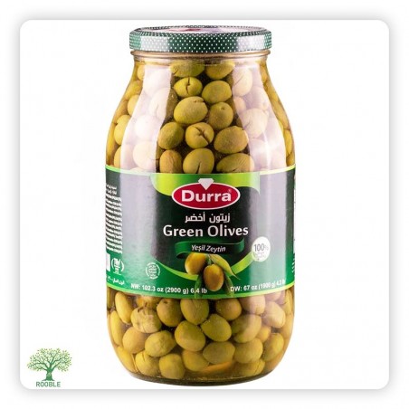 DURRA, Halabi green olives, 4x2900g