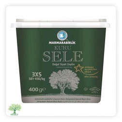 Marmarabirlik,  black olives 3xs, 12 × 400g