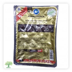 Marmarabirlik,  Schwarze Oliven Vakium XL gold,  12×800g