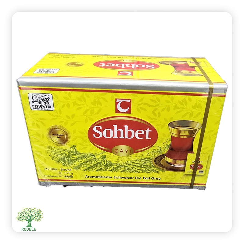 Sohbet, schwarzerTee  Earl Grey,24×20 Beute