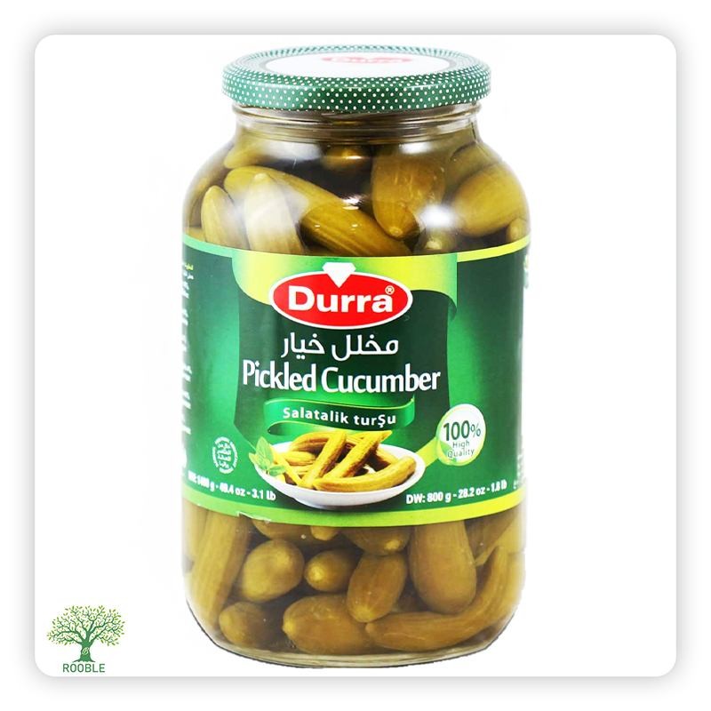 DURRA, pickled cucumbers, 6x1400g