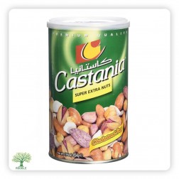 Castania, mix, green metal tin 12×450g