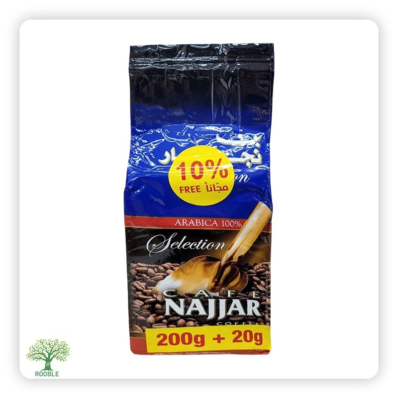 NAJJAR coffee, without cardamom, blue 20×200g