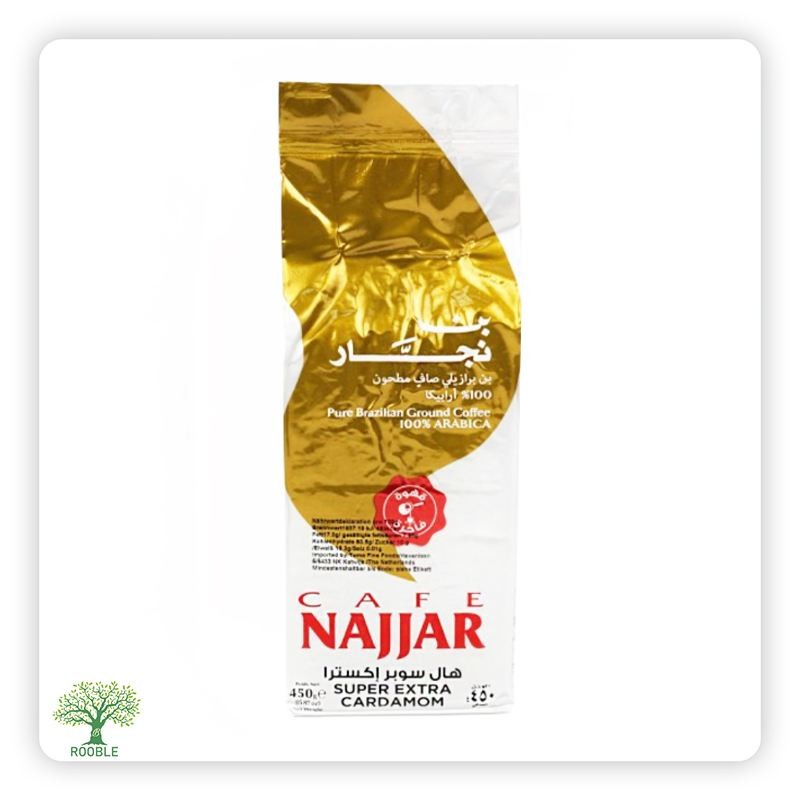 NAJJAR, Kaffee mit extra Kardamom, gold 10×450g