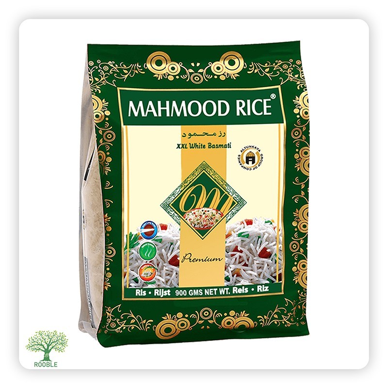 MAHMOOD, white basmati rice XXL, green 20×907g