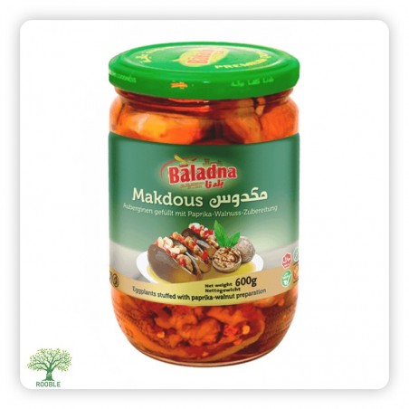 بلدنا, مكدوس, مطربان زجاج 12×600غ