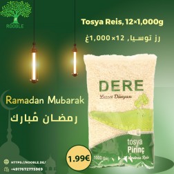 DERE, Tusya rice, green bag 12×1,000g