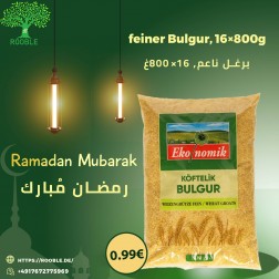 EKONOMIK, feiner Bulgur, 16×800g