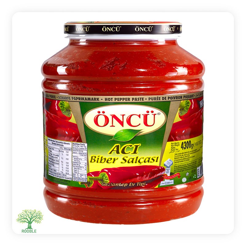 ÖNCÜ, Hot paprika paste,4×4.300g