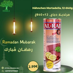 AL-RAII, Chicken Mortadella, 12×840g