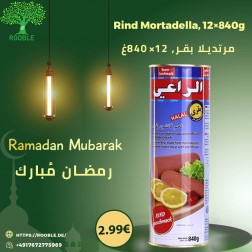 AL-RAII ,Rind  Mortadella, 12×840g