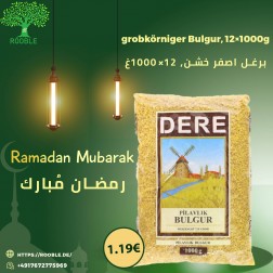 DERE,Coarse bulgur yellow, 12×1000g