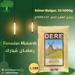 DERE, feiner Köftelik Bulgur, 12×1000g