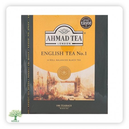 AHMAD TEA, English No.1, yellow, 12x100 tea bags